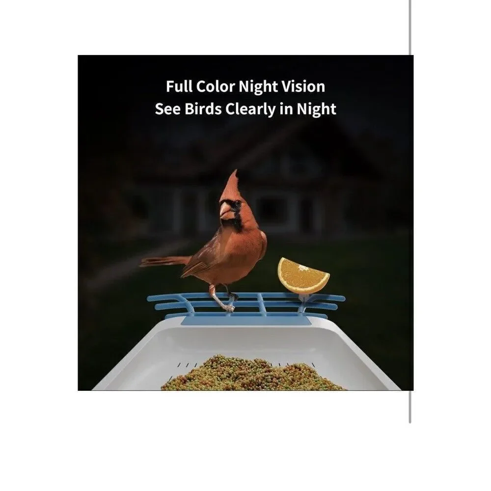 Bird Feeder with Camera,Wireless Outdoor Solar Bird Feeder New!